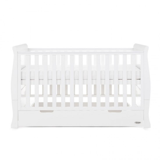 Obaby Stamford Classic Sleigh 3 Piece Room Set, White