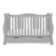 Obaby Stamford Luxe Sleigh 7 Piece Room Set, Warm Grey