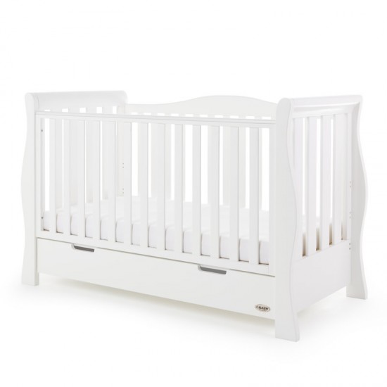 Obaby Stamford Luxe Sleigh 7 Piece Room Set, White