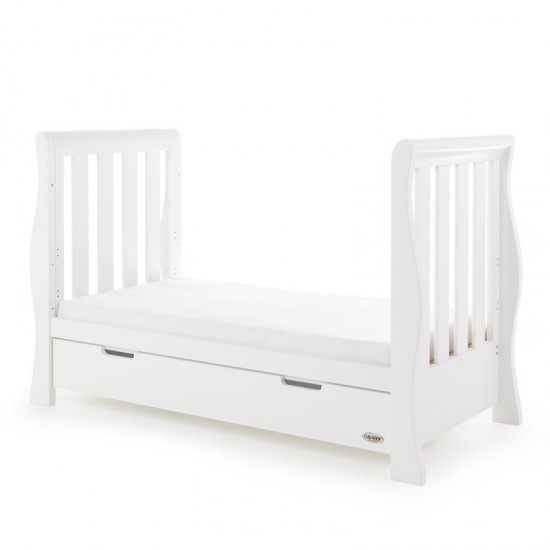 Obaby Stamford Luxe Sleigh 5 Piece Room Set, White