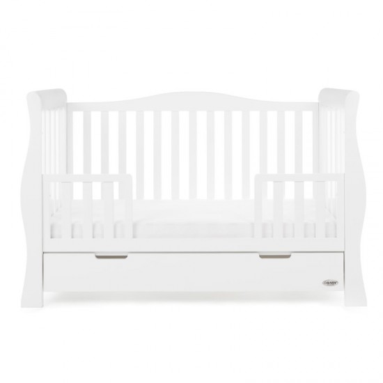 Obaby Stamford Luxe Sleigh 2 Piece Room Set, White