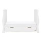 Obaby Stamford Luxe Sleigh Cot Bed, White
