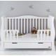 Obaby Stamford Luxe Sleigh 5 Piece Room Set, White