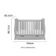 Obaby Stamford Mini Sleigh 2 Piece Room Set, Warm Grey