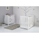 Obaby Stamford Mini Sleigh 2 Piece Room Set, White