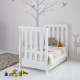 Obaby Stamford Mini Sleigh Cot Bed, White