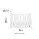 Obaby Stamford Mini Sleigh Cot Bed, White