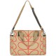 Orla Kiely Giant Linear Zip Messenger Baby Changing Bag, Stone