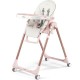 Peg Perego Prima Pappa Follow Me Special Edition Highchair, Mon Amour Rose Gold