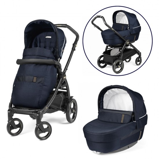 Peg Perego Book 51 Rock Elite Modular Pram, Navy Special Edition