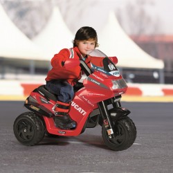 Peg Perego Ducati Desmosedici Evo 6v Battery 3 Wheel Motorbike