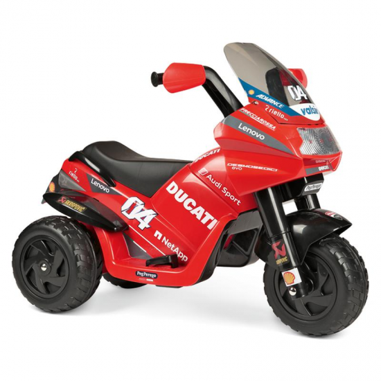 Peg Perego Ducati Desmosedici Evo 6v Battery 3 Wheel Motorbike