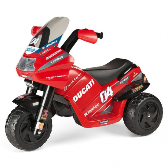 Peg Perego Ducati Desmosedici Evo 6v Battery 3 Wheel Motorbike