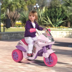 Peg Perego Flower Princess 6v Battery 3 Wheel Motorbike