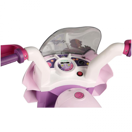 Peg Perego Flower Princess 6v Battery 3 Wheel Motorbike