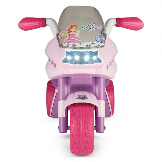 Peg Perego Flower Princess 6v Battery 3 Wheel Motorbike