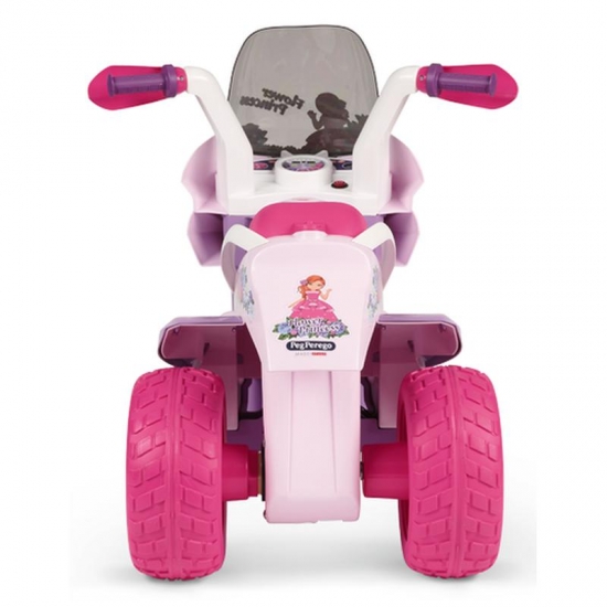 Peg Perego Flower Princess 6v Battery 3 Wheel Motorbike