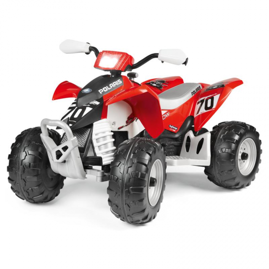 Peg Perego Polaris Outlaw 330W 12v Quad Bike, Red