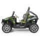 Peg Perego Polaris Ranger RZR 24v Electric Two Seater off Road Vehicle, Green Shadow