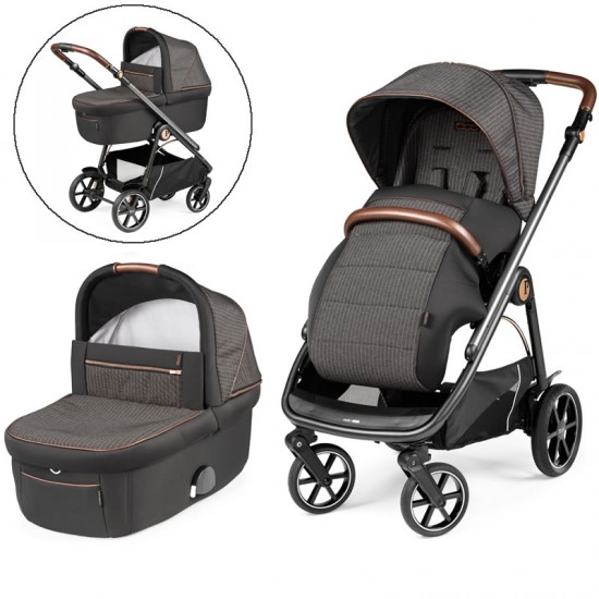 Peg Perego Veloce Stroller + Culla Grande Carrycot, 500