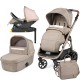 Peg Perego Veloce 3 in 1 Lounge Modular I-Size Travel System Bundle, Mon Amour