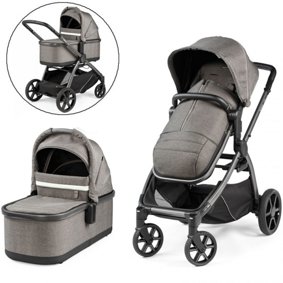 Peg Perego Ypsi Stroller + Carrycot, City Grey