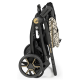 Peg Perego Ypsi Double Stroller Bundle + 1 Lounge Car Seat, Graphic Gold