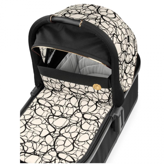 Peg Perego Ypsi 11 Piece Travel System Bundle 3, Graphic Gold