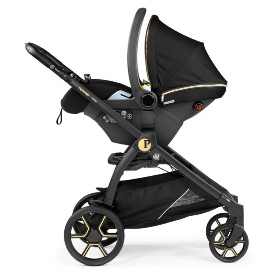 Peg Perego Ypsi 11 Piece Travel System Bundle 3, Graphic Gold