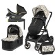 Peg Perego Ypsi 3 in 1 Lounge Modular i-Size Travel System Bundle, Graphic Gold