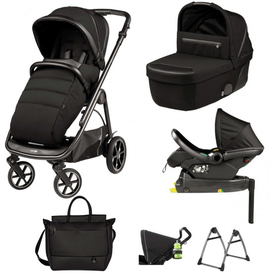 Peg Perego Veloce 10 Piece Travel System Bundle 2, SE Licorice