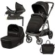 Peg Perego Veloce 3 in 1 Lounge Modular I-Size Travel System Bundle, SE Licorice