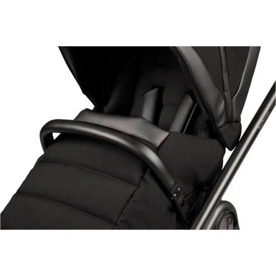 Peg Perego Veloce Stroller + Culla Gran Pagoda Carrycot, SE Licorice