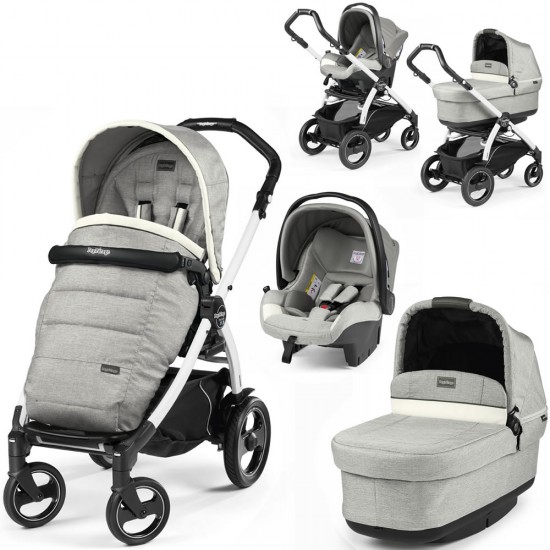 Peg Perego Book 51 S Modular Pop-Up Travel System, Luxe Opal