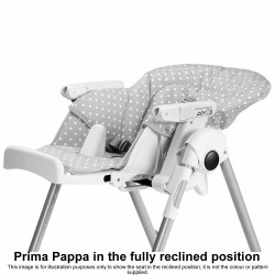 Peg Perego Prima Pappa Follow Me Special Edition Highchair, High Tech Licorice