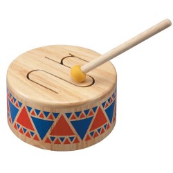 Plan Toys Solid Wooden Drum 