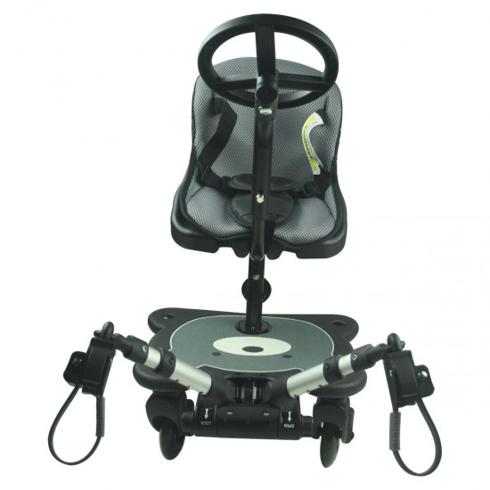 Roma 4 Rider Buggy Board + Toddler Seat, Bear Roma 4 Rider Buggy Board + Toddler Seat, Bear