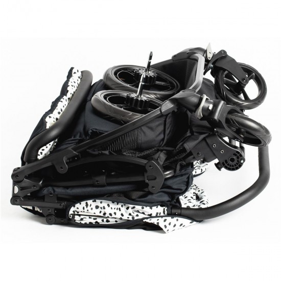 Roma Gemini 2 Double Twin Stroller + Carrycot, Dalmatian Roma Gemini 2 Double Twin Stroller + Carrycot, Dalmatian