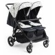 Roma Gemini 2 Double Twin Stroller + Carrycot, Dalmatian Roma Gemini 2 Double Twin Stroller + Carrycot, Dalmatian