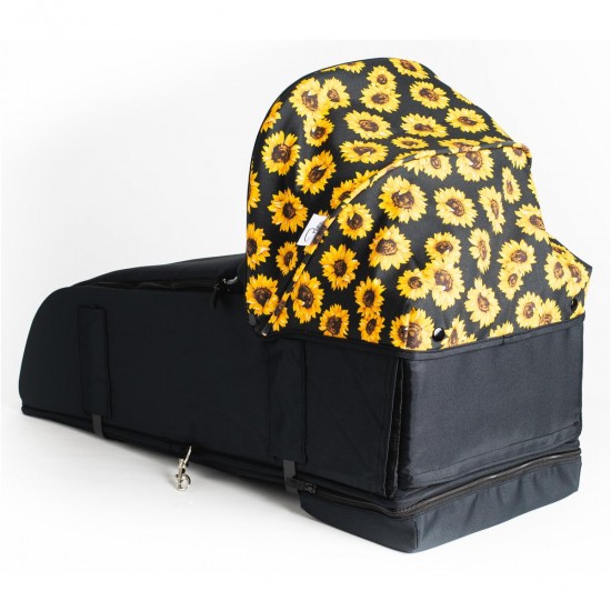 Roma Gemini 2 Double Twin Stroller + Carrycot, Sunflower Roma Gemini 2 Double Twin Stroller + Carrycot, Sunflower