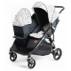 Roma Gemini 2 Double Twin Stroller + Carrycot, Dalmatian Roma Gemini 2 Double Twin Stroller + Carrycot, Dalmatian