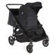 Roma Gemini 2 Double Twin Stroller + Carrycot, Jet Black Roma Gemini 2 Double Twin Stroller + Carrycot, Jet Black