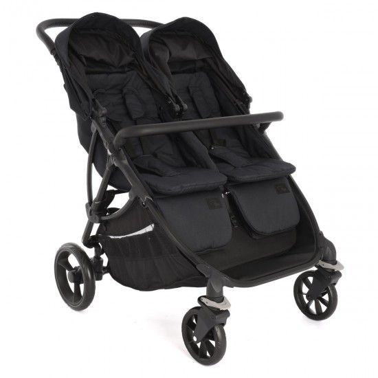 Roma Gemini 2 Double Twin Stroller, Jet Black Roma Gemini 2 Double Twin Stroller, Jet Black