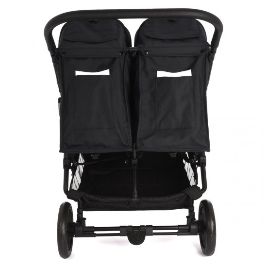 Roma Gemini 2 Double Twin Stroller, Jet Black Roma Gemini 2 Double Twin Stroller, Jet Black