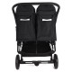 Roma Gemini 2 Double Twin Stroller, Jet Black Roma Gemini 2 Double Twin Stroller, Jet Black