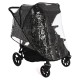 Roma Gemini 2 Double Twin Stroller, Jet Black Roma Gemini 2 Double Twin Stroller, Jet Black