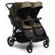 Roma Gemini 2 Double Twin Stroller + Carrycot, Khaki Leopard Roma Gemini 2 Double Twin Stroller + Carrycot, Khaki Leopard