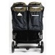 Roma Gemini 2 Double Twin Stroller + Carrycot, Khaki Leopard Roma Gemini 2 Double Twin Stroller + Carrycot, Khaki Leopard