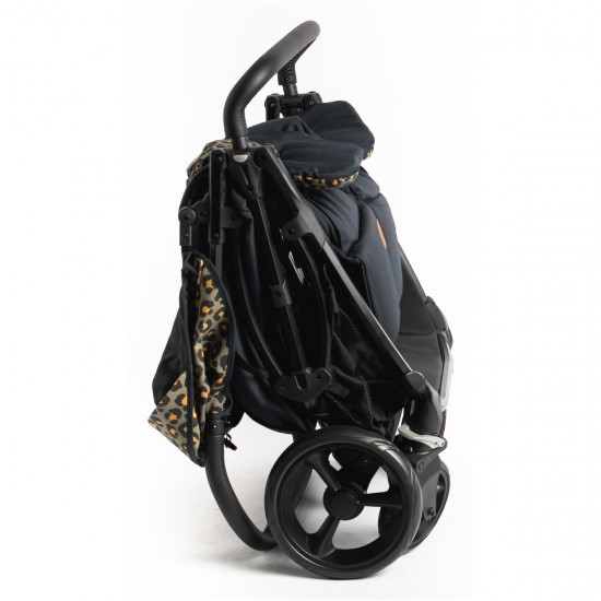 Roma Gemini 2 Double Twin Stroller + Carrycot, Khaki Leopard Roma Gemini 2 Double Twin Stroller + Carrycot, Khaki Leopard