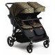 Roma Gemini 2 Double Twin Stroller + Carrycot, Khaki Leopard Roma Gemini 2 Double Twin Stroller + Carrycot, Khaki Leopard